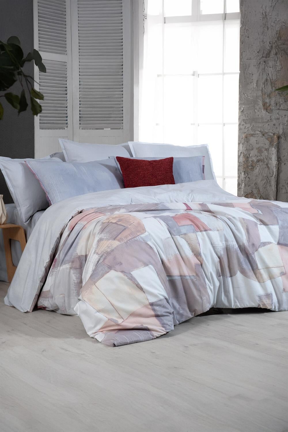 Sarev Gaudi Multi Çift Kişilik %100 Pamuk Fancy Nevresim Takımı