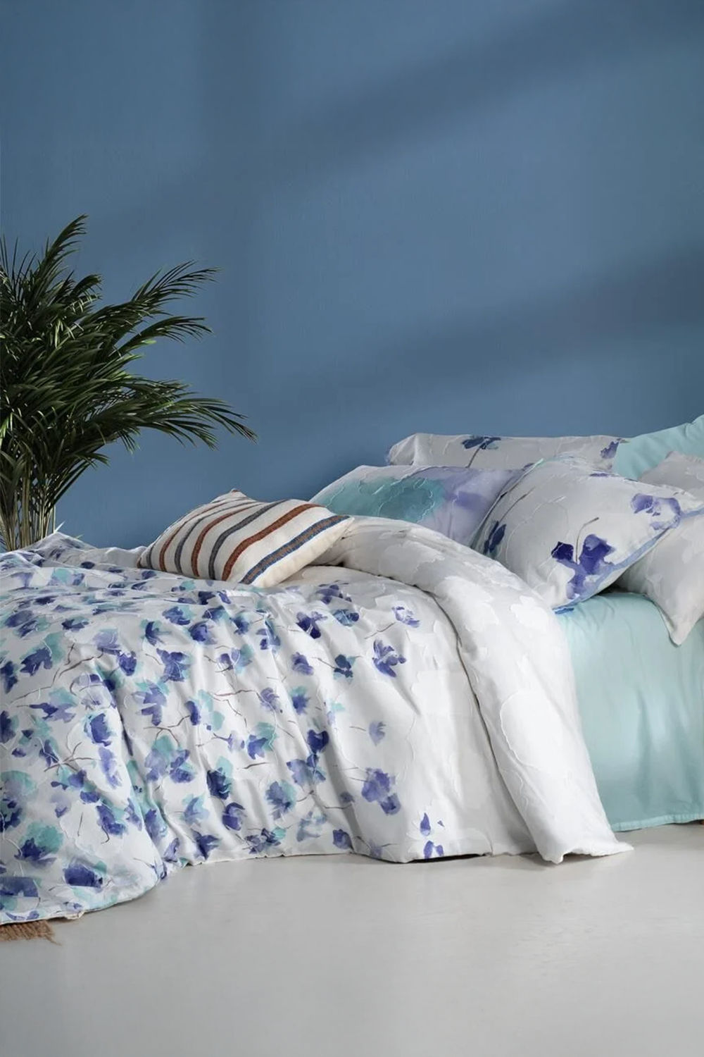 Zebra Casa Dreamy Mürdüm Comforter Yatak Örtüsü Seti