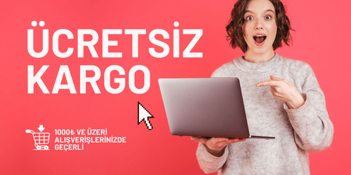 1000₺ ve üzeri ücretsiz kargo