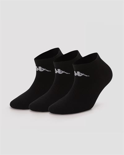 Kappa Authentic Sandy Tk 3Pack Unisex Siyah Soket Çorap