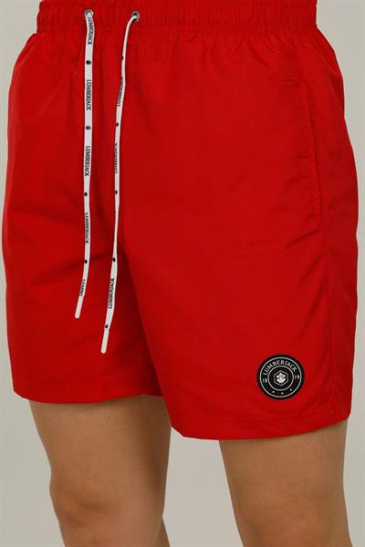 Lumberjack 2M Ct483 Gustavo Swim Short 2Fx Erkek Kirmizi Deniz Şortu