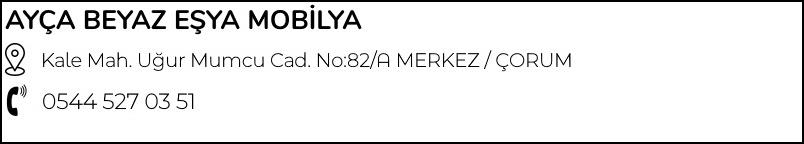 Ayça Beyaz Eşya Mobilya