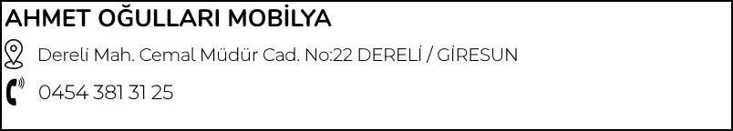 Ahmet Oğulları Mobilya