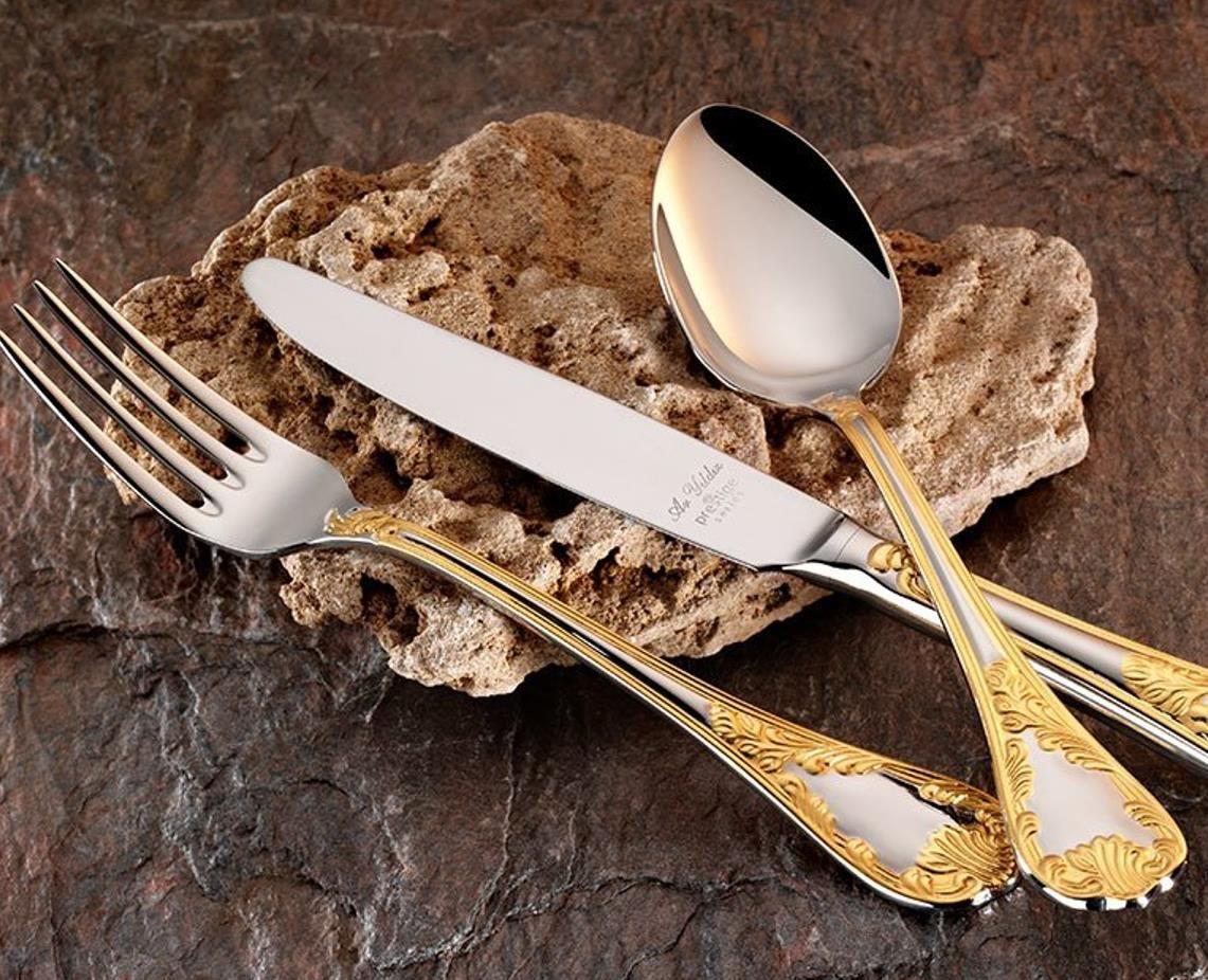 Aryıldız Pera Prestige Altın 89 Parça 12 Kişilik Çatal Kaşık Bıçak Takımı