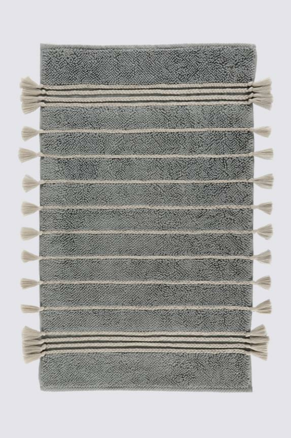 Ecocotton Karnella Pamuk 50x80 Cm Yeşil Banyo Paspası