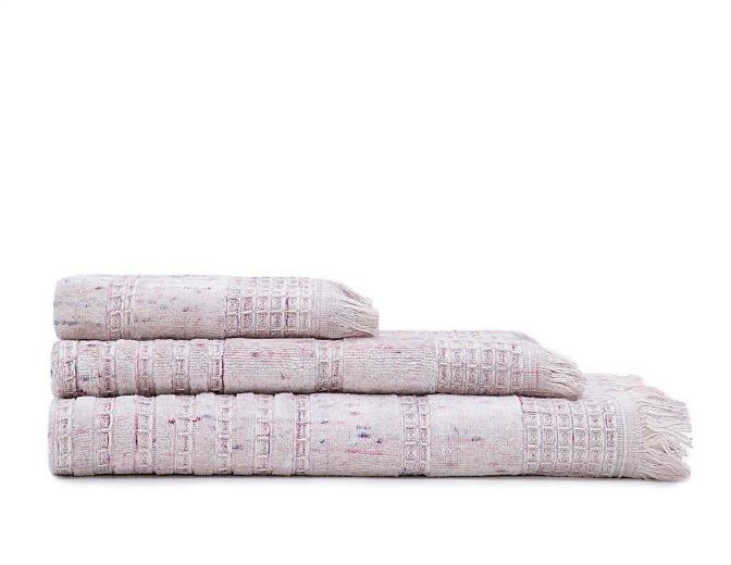 Ecocotton Maia 3lü Pamuk İnject Pudra Havlu Seti