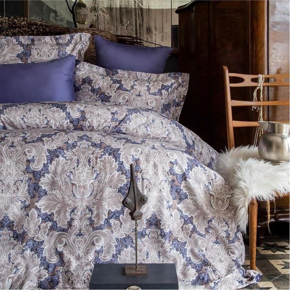 İssimo Home Nichea Dijital Saten Çift Kişilik Nevresim Takımı - Güzel Home - Çift Kişilik Saten Nevresim Takımı