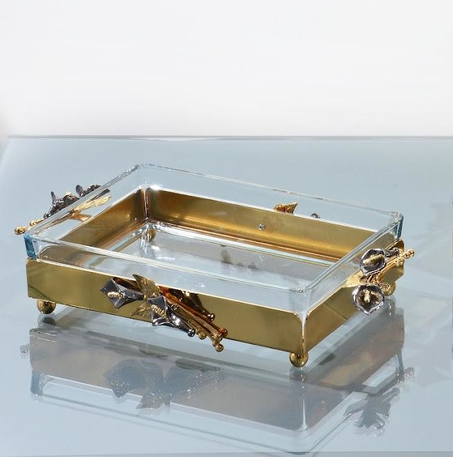 Koşar Gala Gold Dikdörtgen 20x28 Cm Borcam