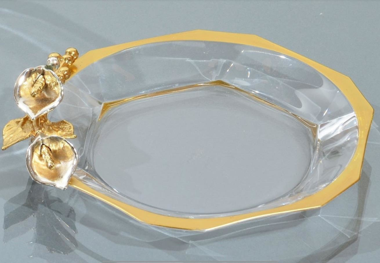 Koşar Gala Gümüş Altıgen 32 Cm Servis Tabağı