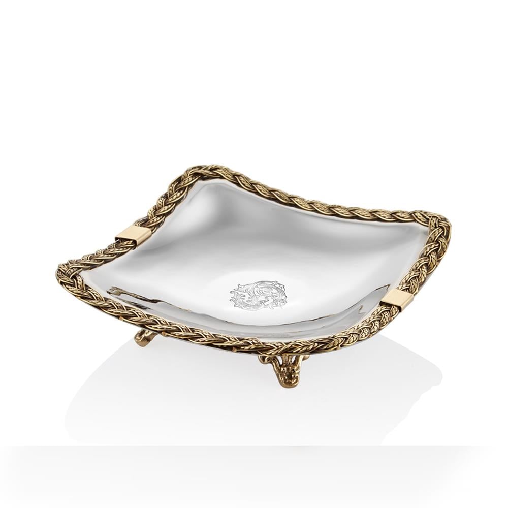 Lamedore Black Pearl Halatlı Küçük Sunumluk - Güzel Home - Sunumluklar