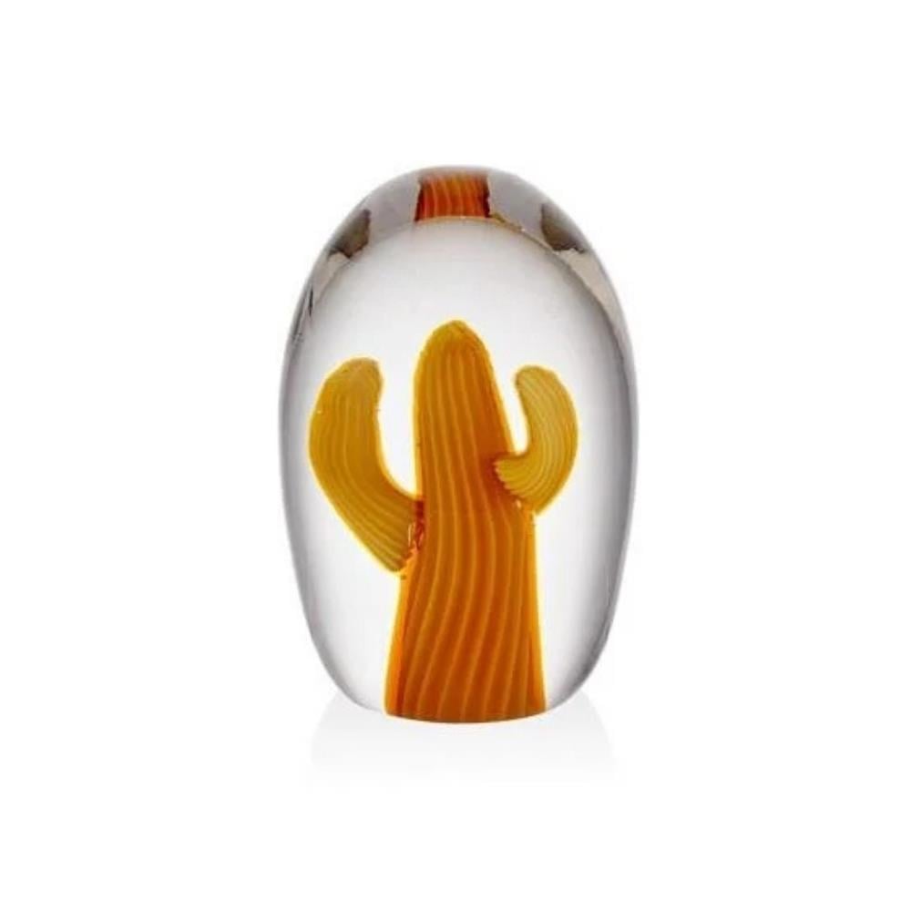 Lamedore Cactus Orange Cam Dekoratif Obje - Güzel Home - Dekoratif Ürünler