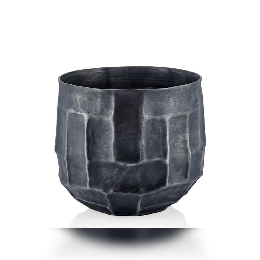 Lamedore Grıd Chısel Eskitme Siyah Saksı - Güzel Home - Dekoratif Ürünler