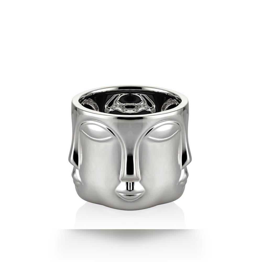 Lamedore Havelka Parlak Silver Vazo - Güzel Home - Dekoratif Ürünler