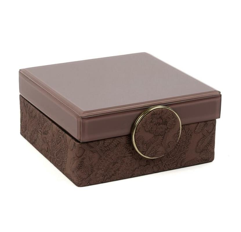 Mikasa Moor 23x23x11 Cm Bordo Desenli Kutu