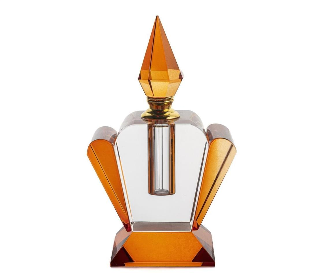 Mikasa Moor Koyu Amber Cam 10x6x16 Cm Dekoratif Şişe