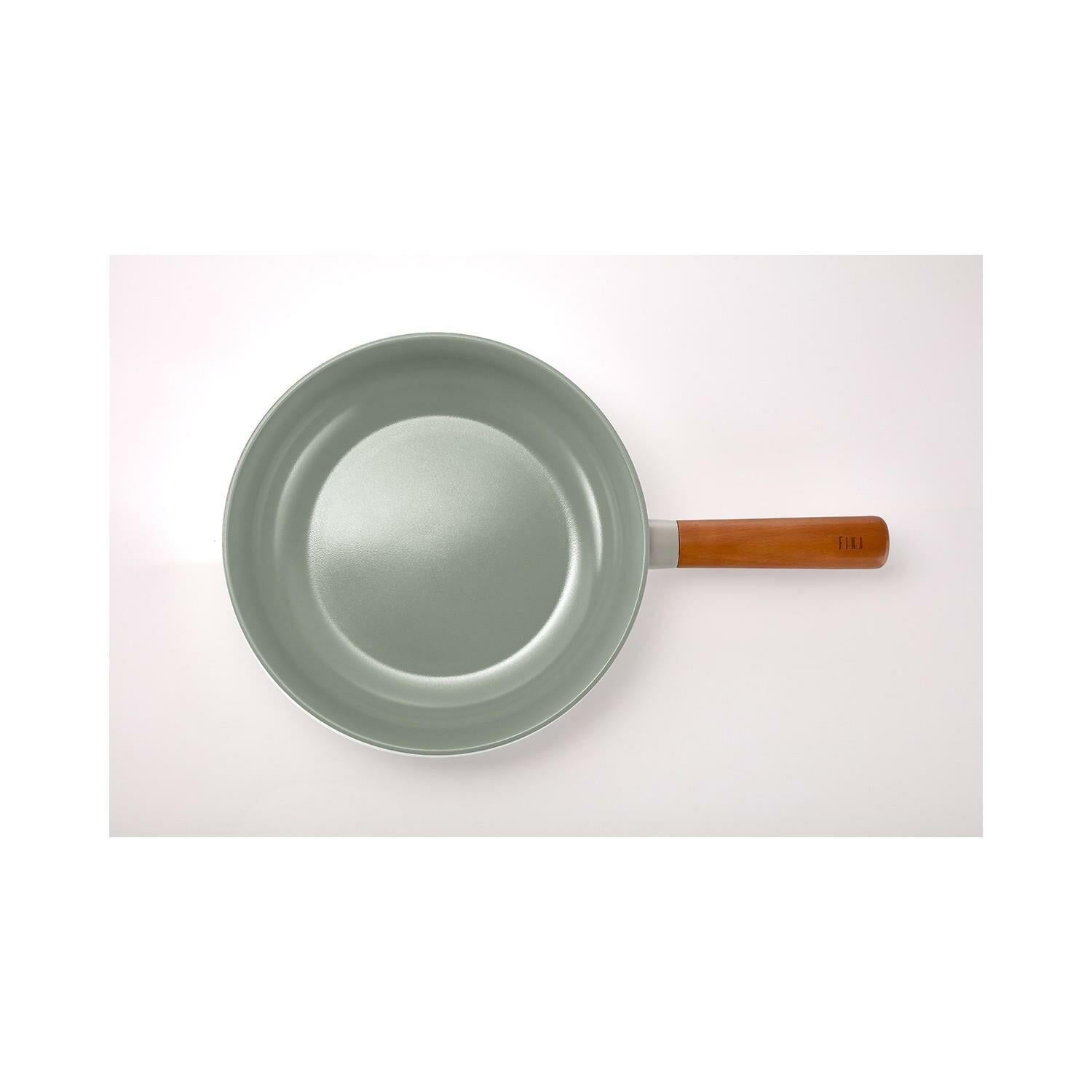 Neoflam Fika Alüminyum Döküm 26 Cm Gri Wok Tava