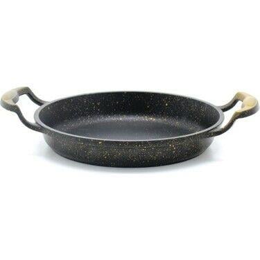 Oms Siyah-Gold Granit Döküm 22 Cm Sahan