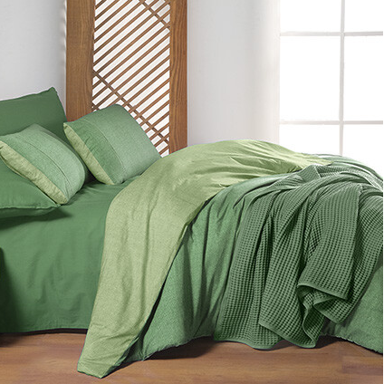 Sarev Unitwill Fancy Çift Kişilik Yeşil Nevresim Takımı - Güzel Home - Çift Kişilik Nevresim Takımı