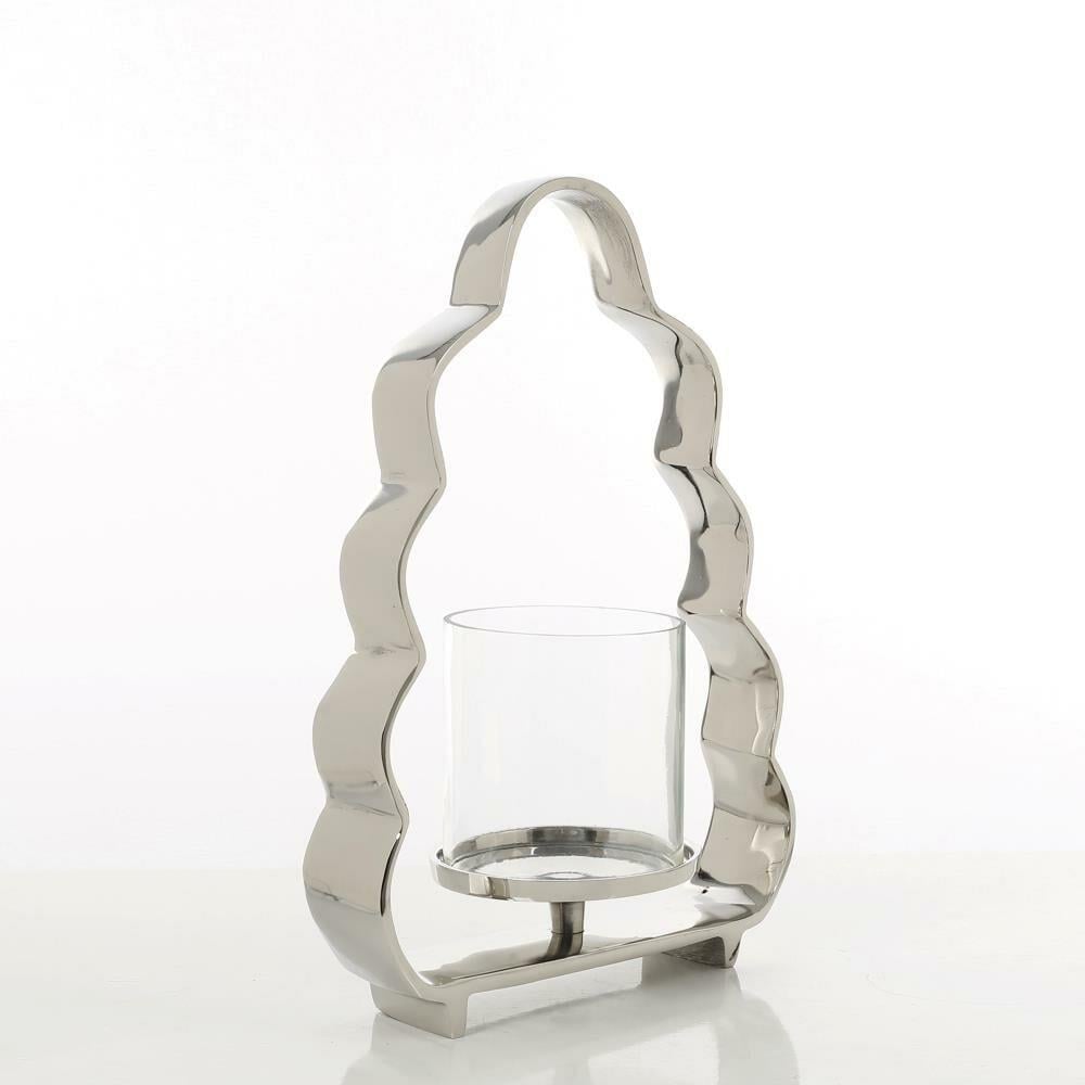 Vitale 34x22x11.5 Cm Gümüş Mumluk