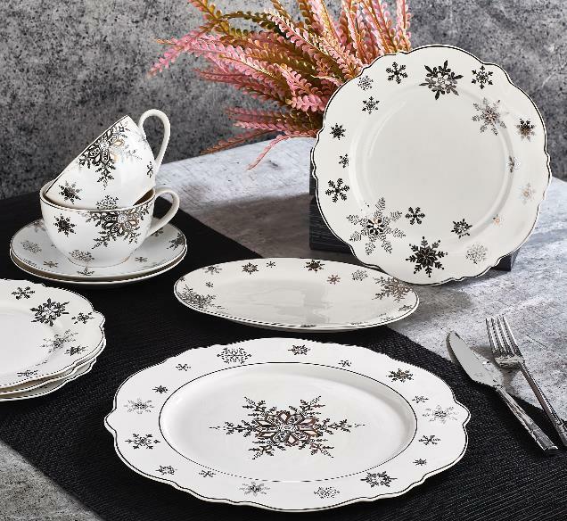 Aryıldız Bone Porselen 30 Parça Kahvaltı Takımı - Güzel Home - 6 Kişilik Kahvaltı Takımı