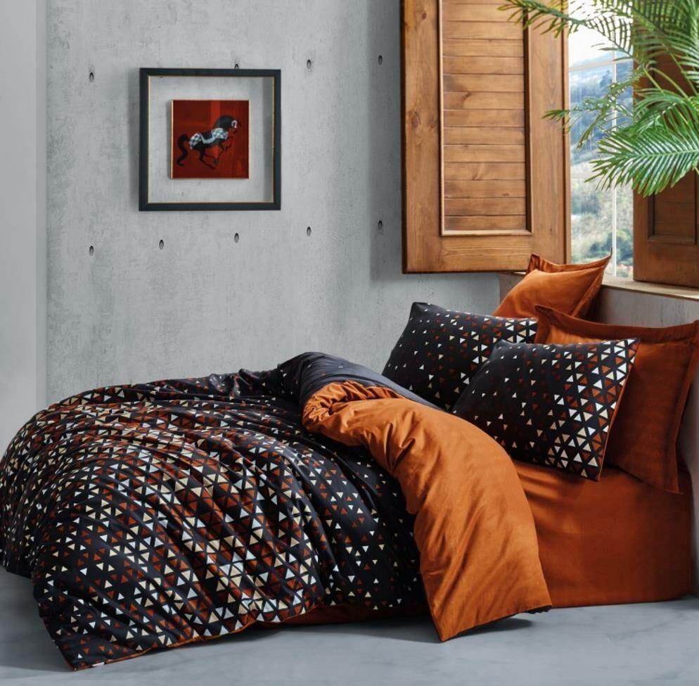 Cotton Box Dark Tek Kişilik Colin Tarçın Nevresim Takımı