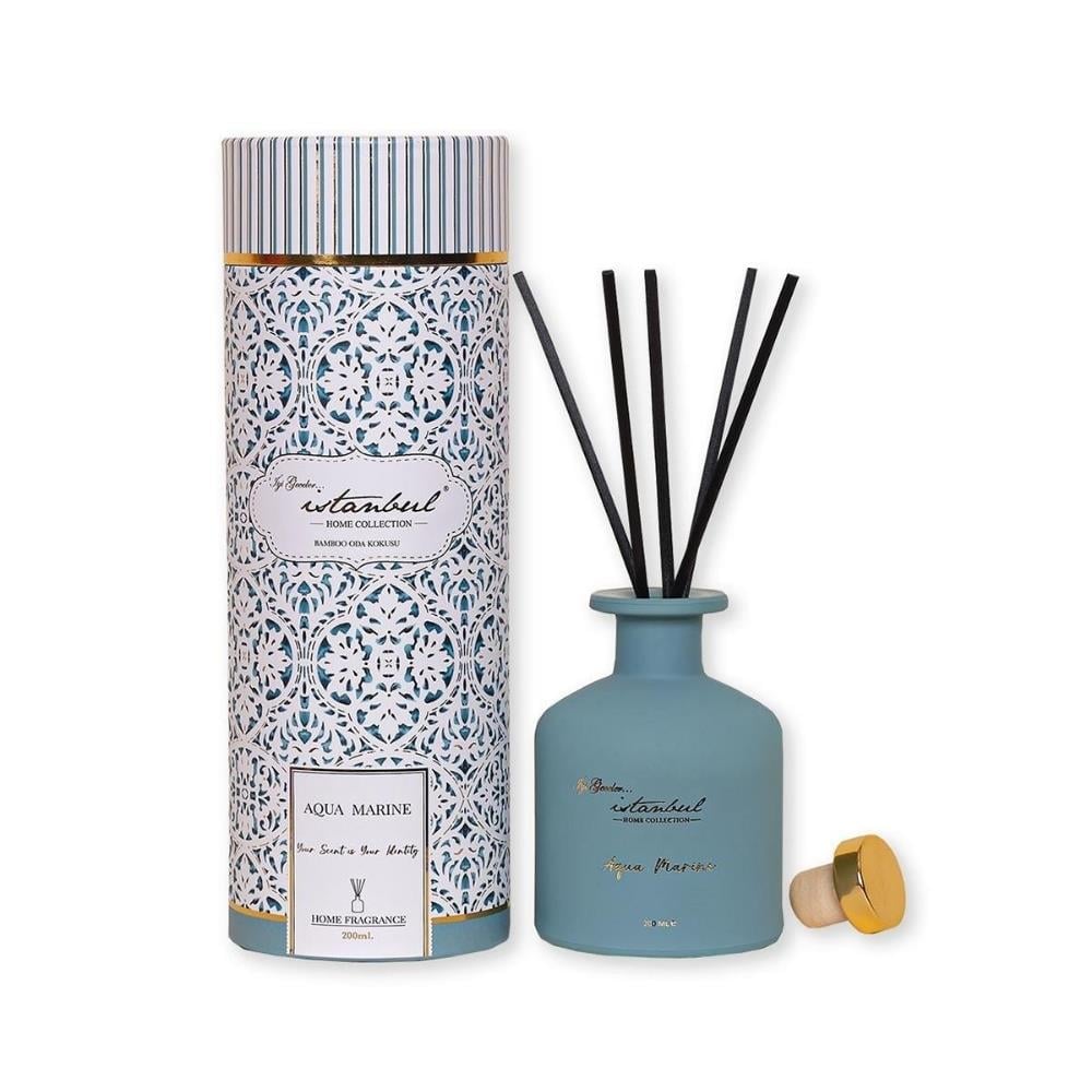 İyi Geceler İstanbul Aqua Marine Bambu Çubuklu Oda Kokusu - Güzel Home - Oda Kokusu