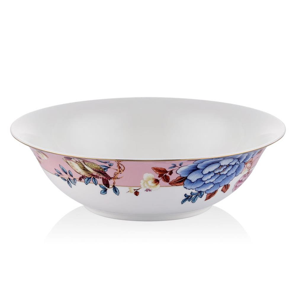 Joy Carmen Floral Pink 23 Cm Salata Kasesi - Güzel Home - Sunumluklar