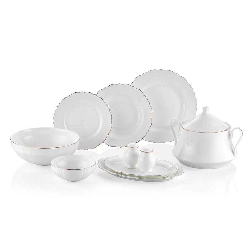 Joy Carmen Royal Gold 59 Parça Yemek Takımı - Güzel Home - Yemek Takımları