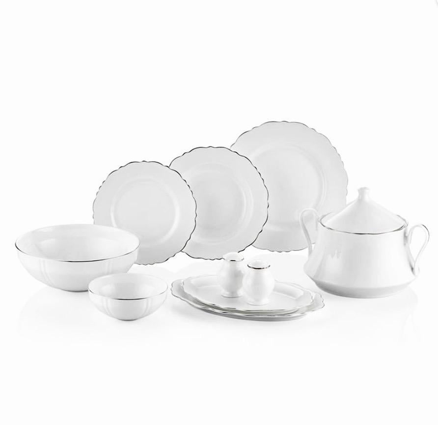Joy Carmen Royal Platinum 59 Parça Yemek Takımı - Güzel Home - Yemek Takımları