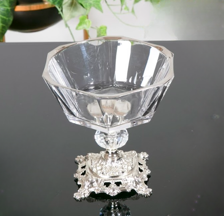 Koşar Gümüş Döküm Ayaklı 15 Cm Sunum Kasesi - Güzel Home - Sunumluklar