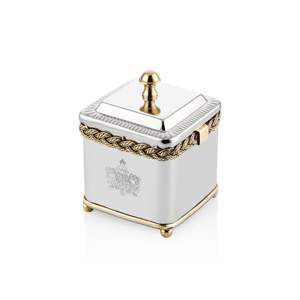 Lamedore Black Pearl Halatlı Dikdörtgen Kavanoz - Güzel Home - Saklama