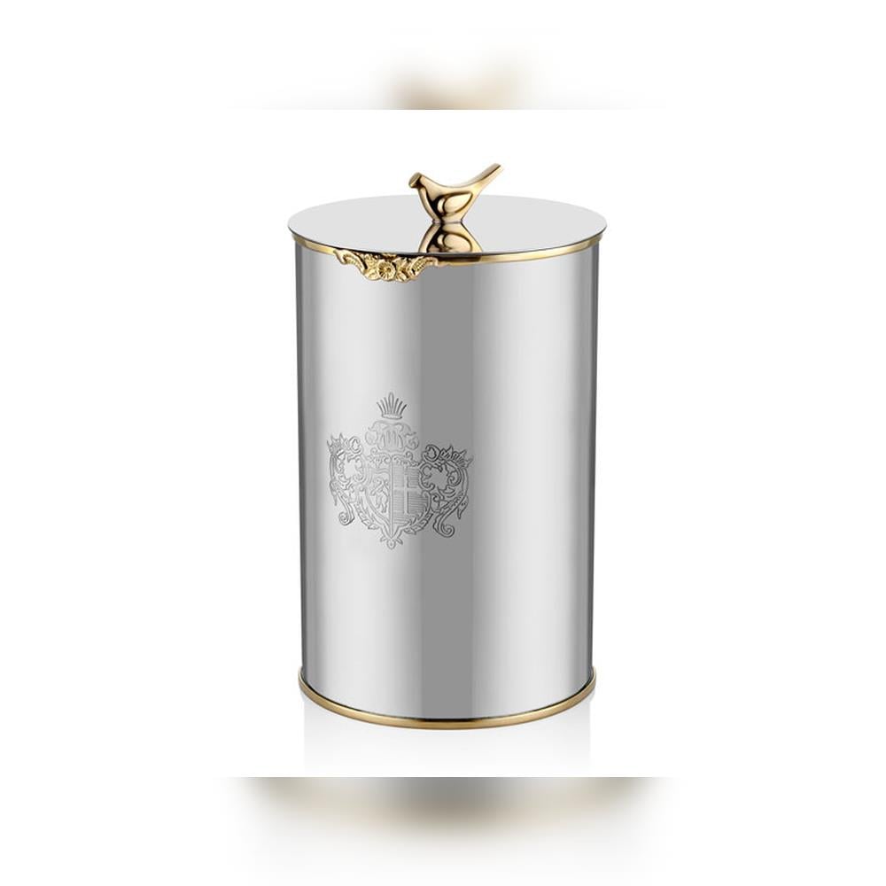 Lamedore Black Pearl Kuşlu Büyük Kavanoz - Güzel Home - Saklama