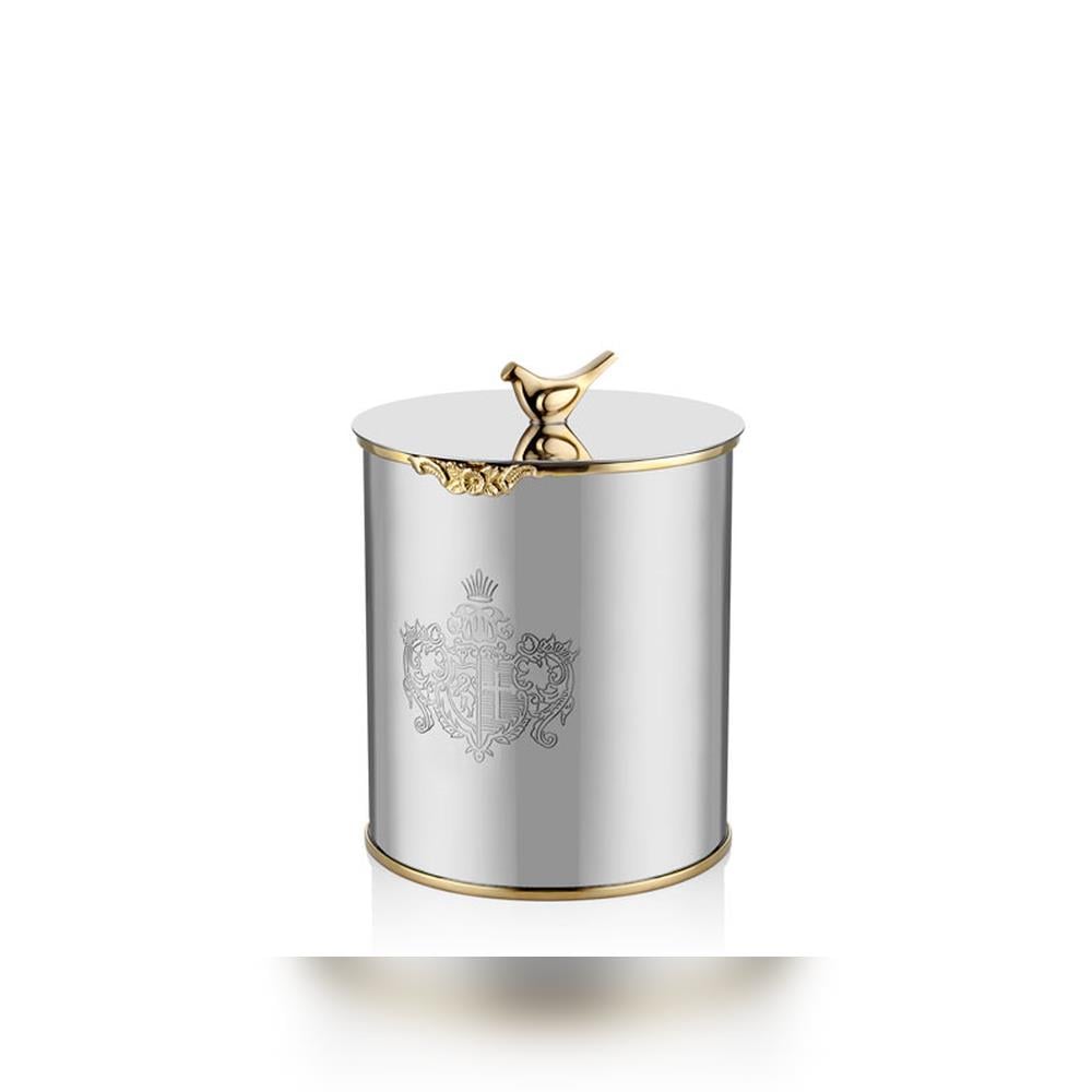 Lamedore Black Pearl Kuşlu Küçük Kavanoz - Güzel Home - Saklama