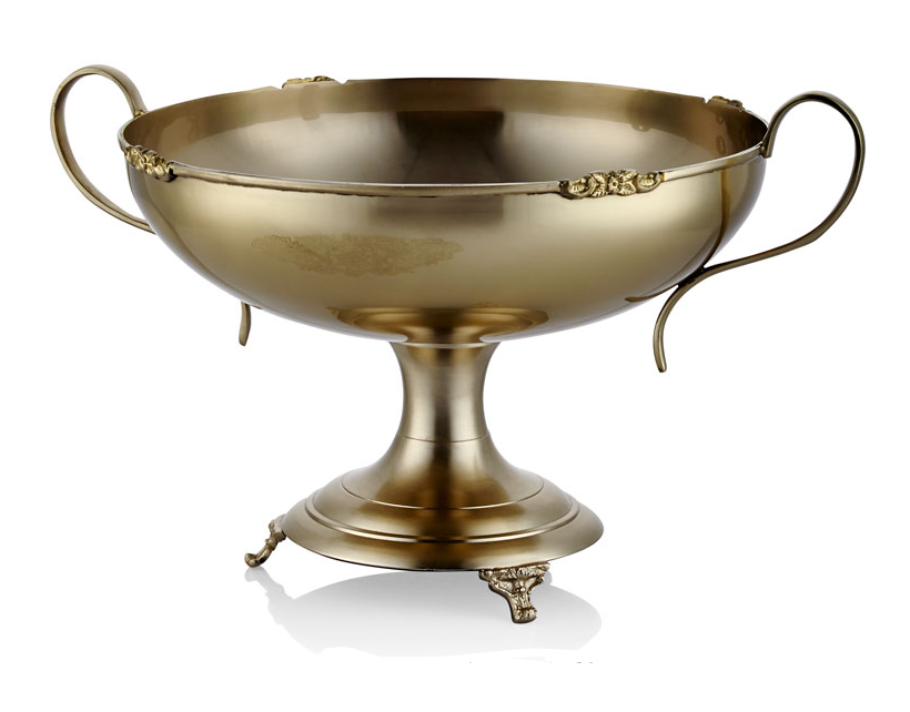Lamedore Black Pearl Sade Gold Kulplu Kase - Güzel Home - Obje ve Dekor