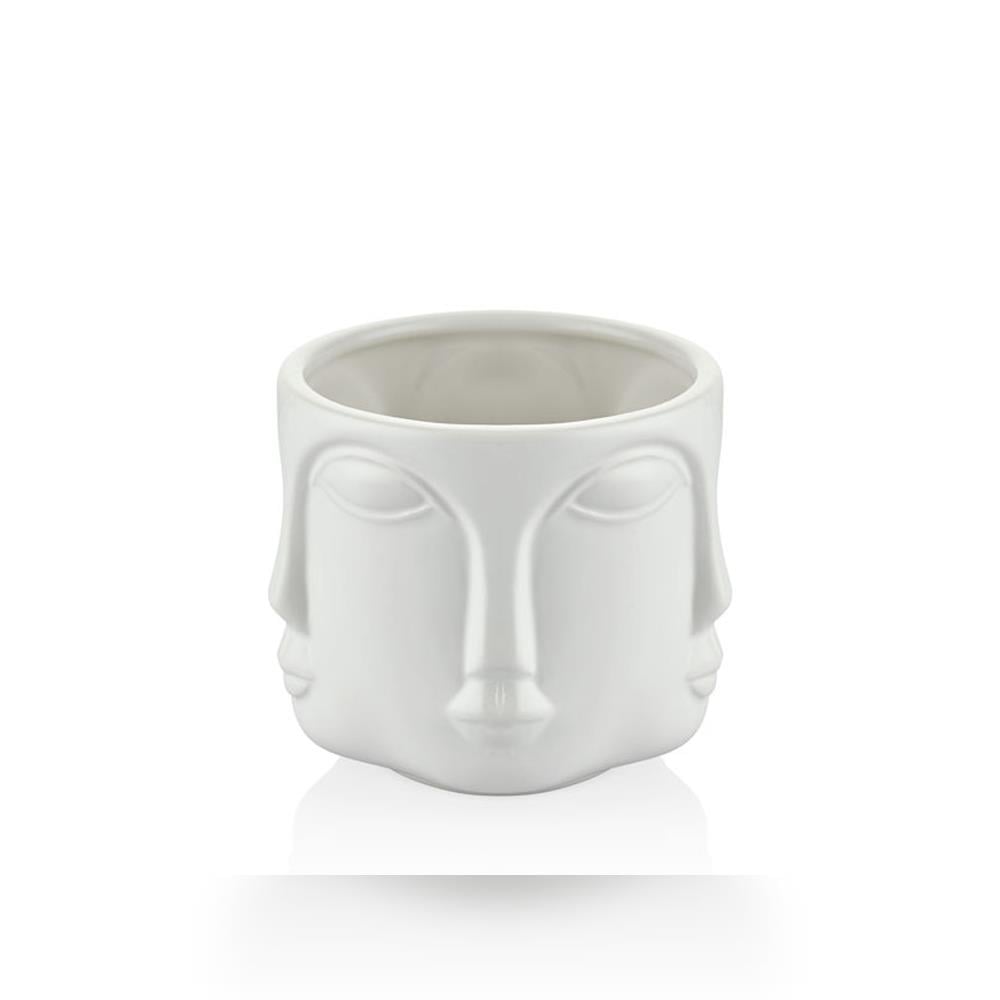 Lamedore Havelka Parlak Beyaz Vazo - Güzel Home - Dekoratif Ürünler