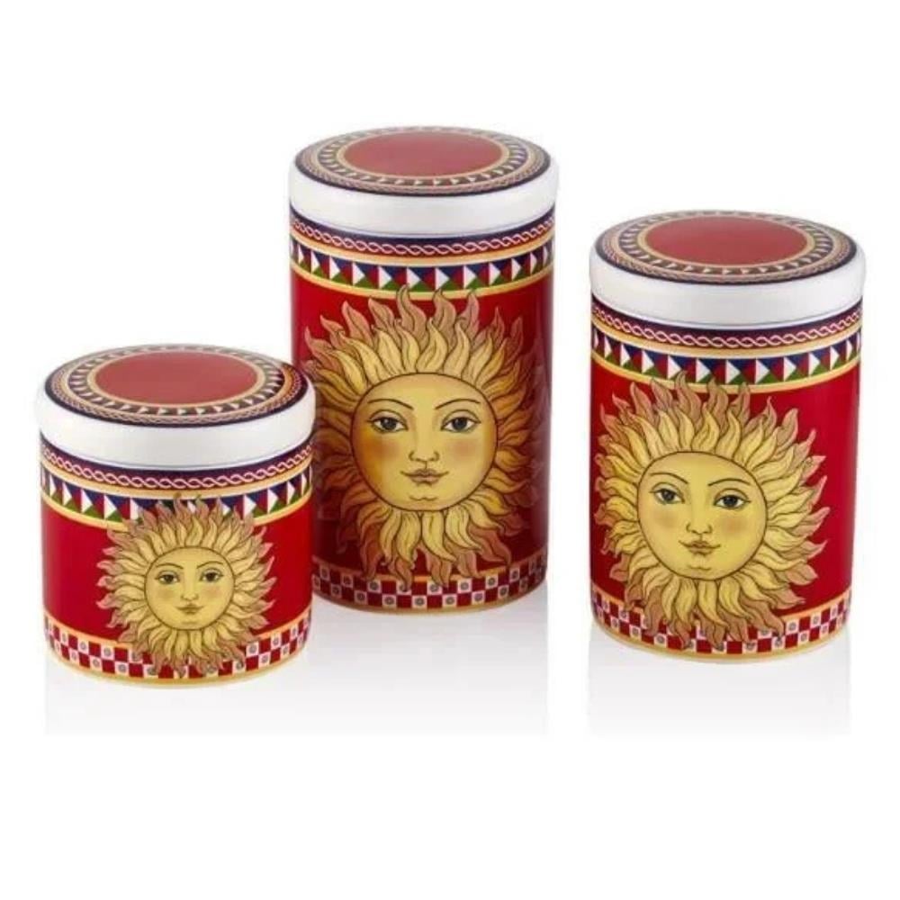 Lamedore Sunshine 3'lü Kavanoz Seti - Güzel Home - Saklama