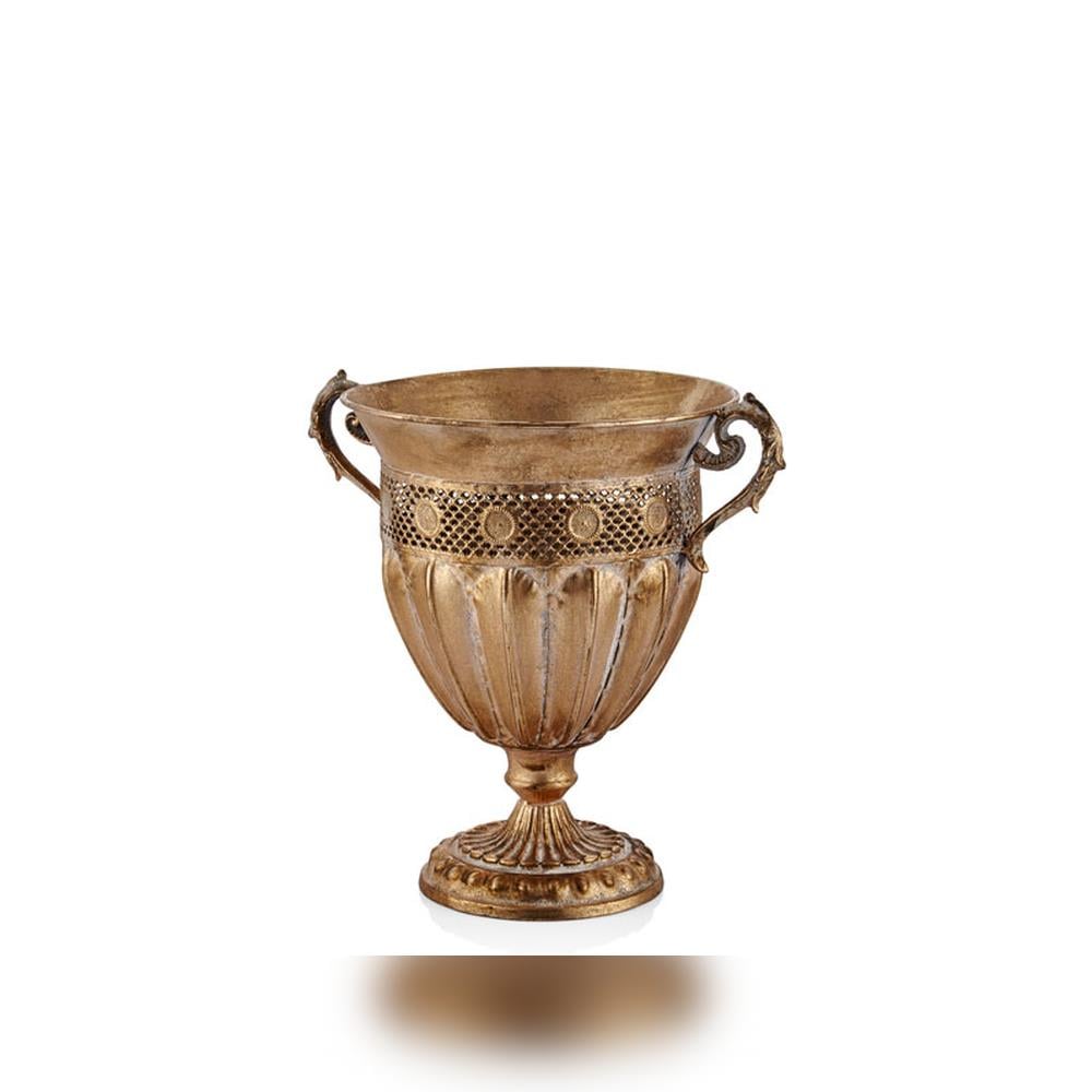 Lamedore Wire Gold Saksı - Güzel Home - Dekoratif Ürünler