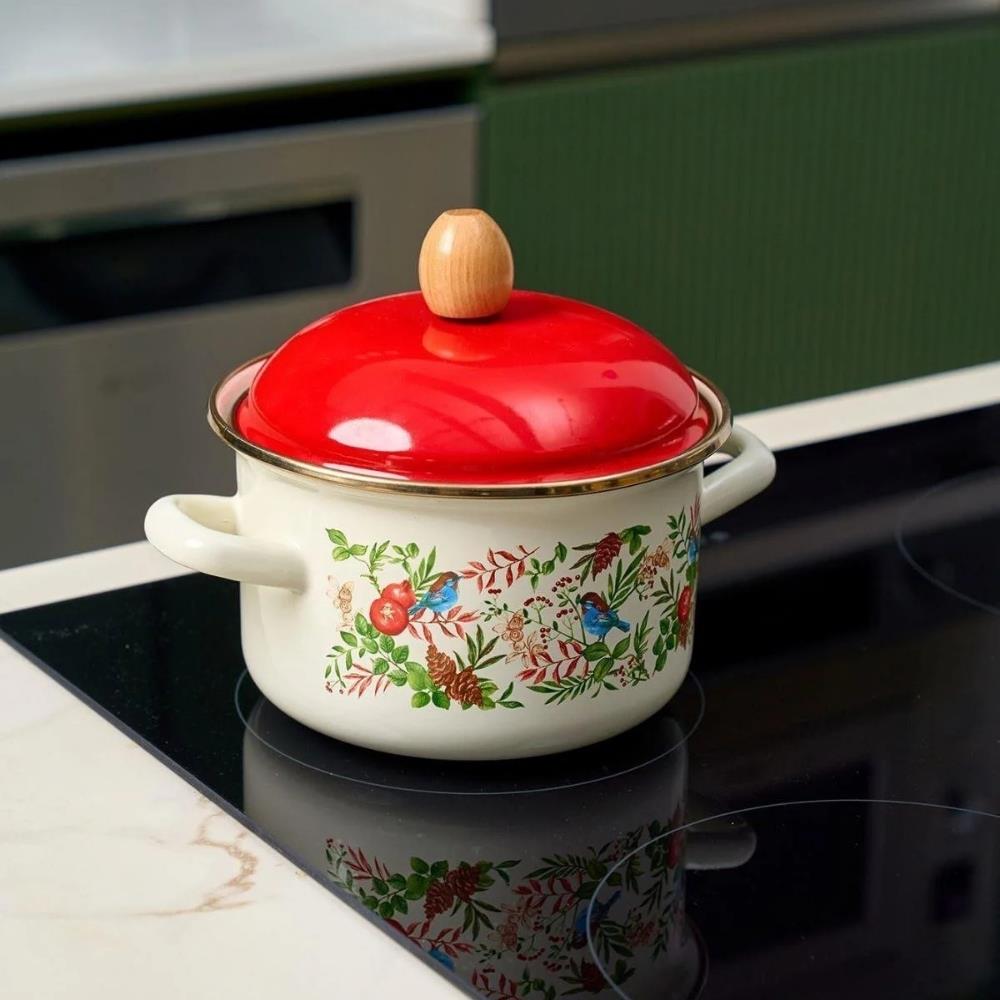 Miss Betty Mira 16 Cm Emaye Tencere - Güzel Home - Tekli Tencere