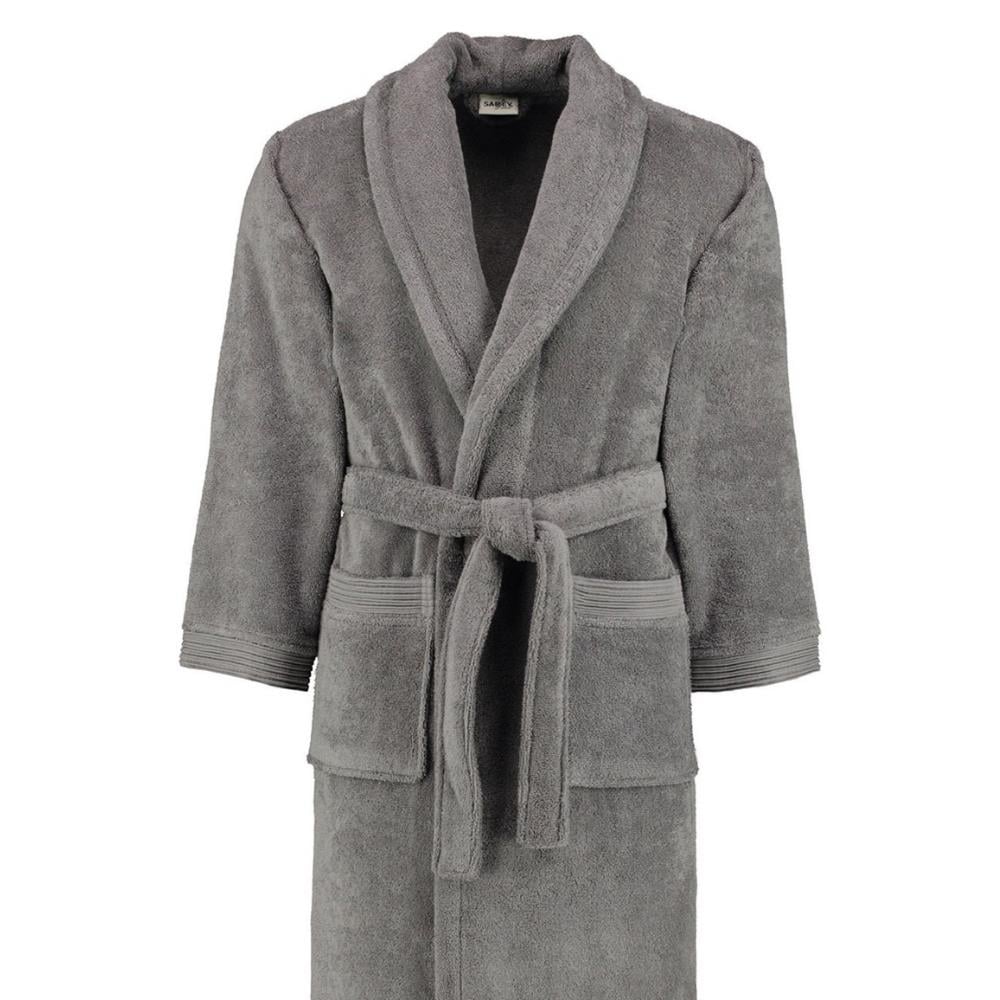 Sarev New Soho Gri Renk M Beden Bornoz - Güzel Home - Banyo Tekstili