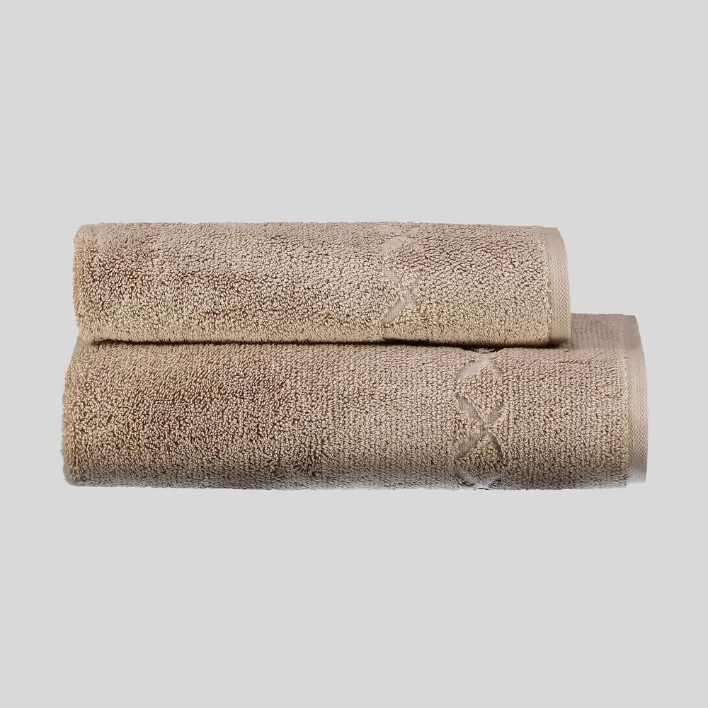 Sarev Olympia 80x150 Cm Bej Banyo Havlusu - Güzel Home - Banyo Tekstili