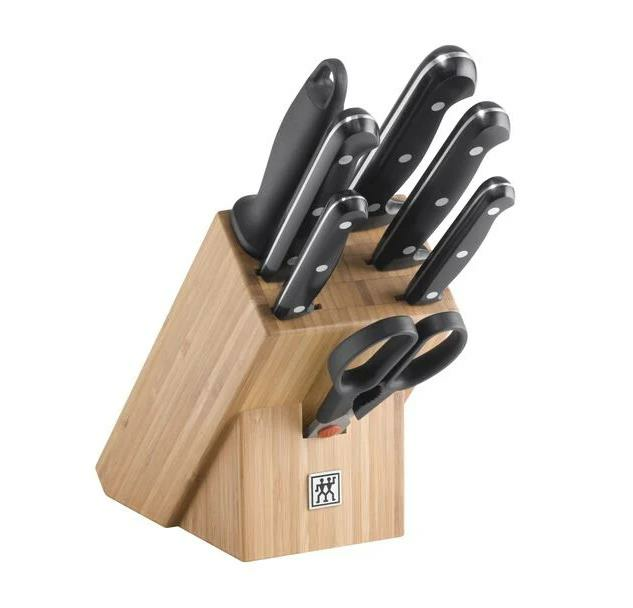 Zwilling Twin Chef-2 8 Parça Bambu Bloklu Bıçak Seti