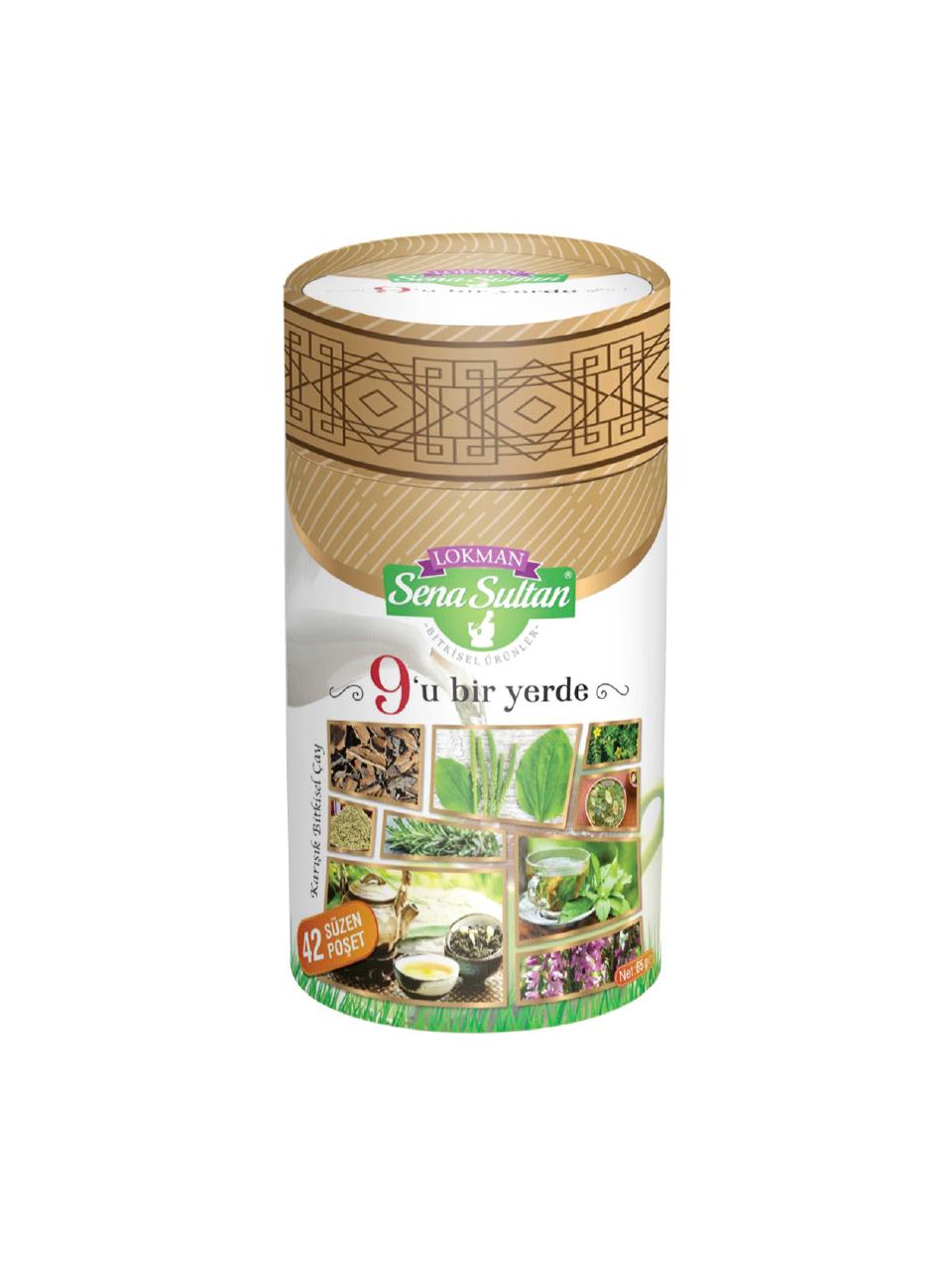9 u Bir Yerde Karışık Form Çayı 65 gr