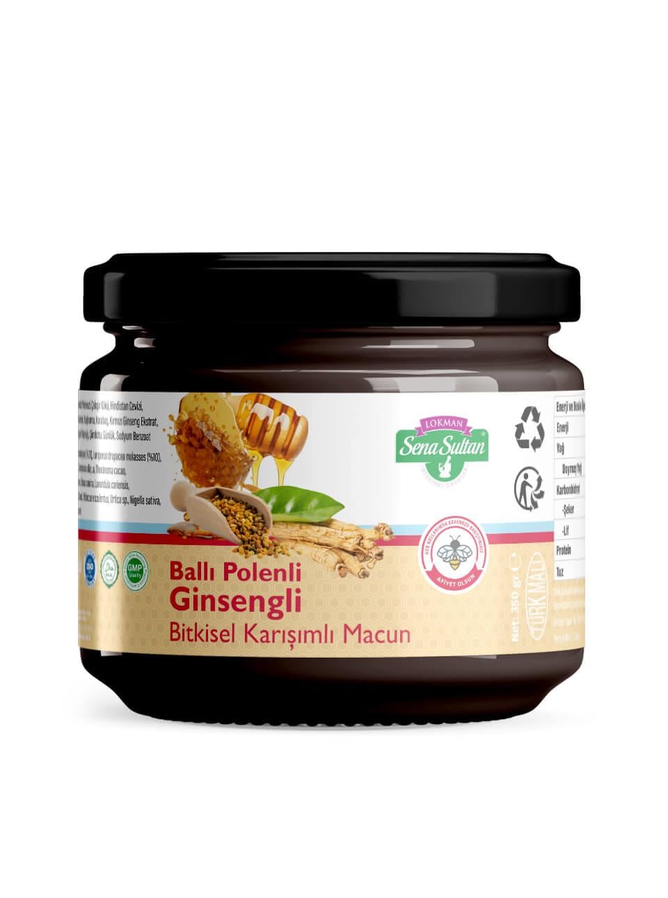 Ballı Polenli Ginsengli Bitkisel Macun 350 gr