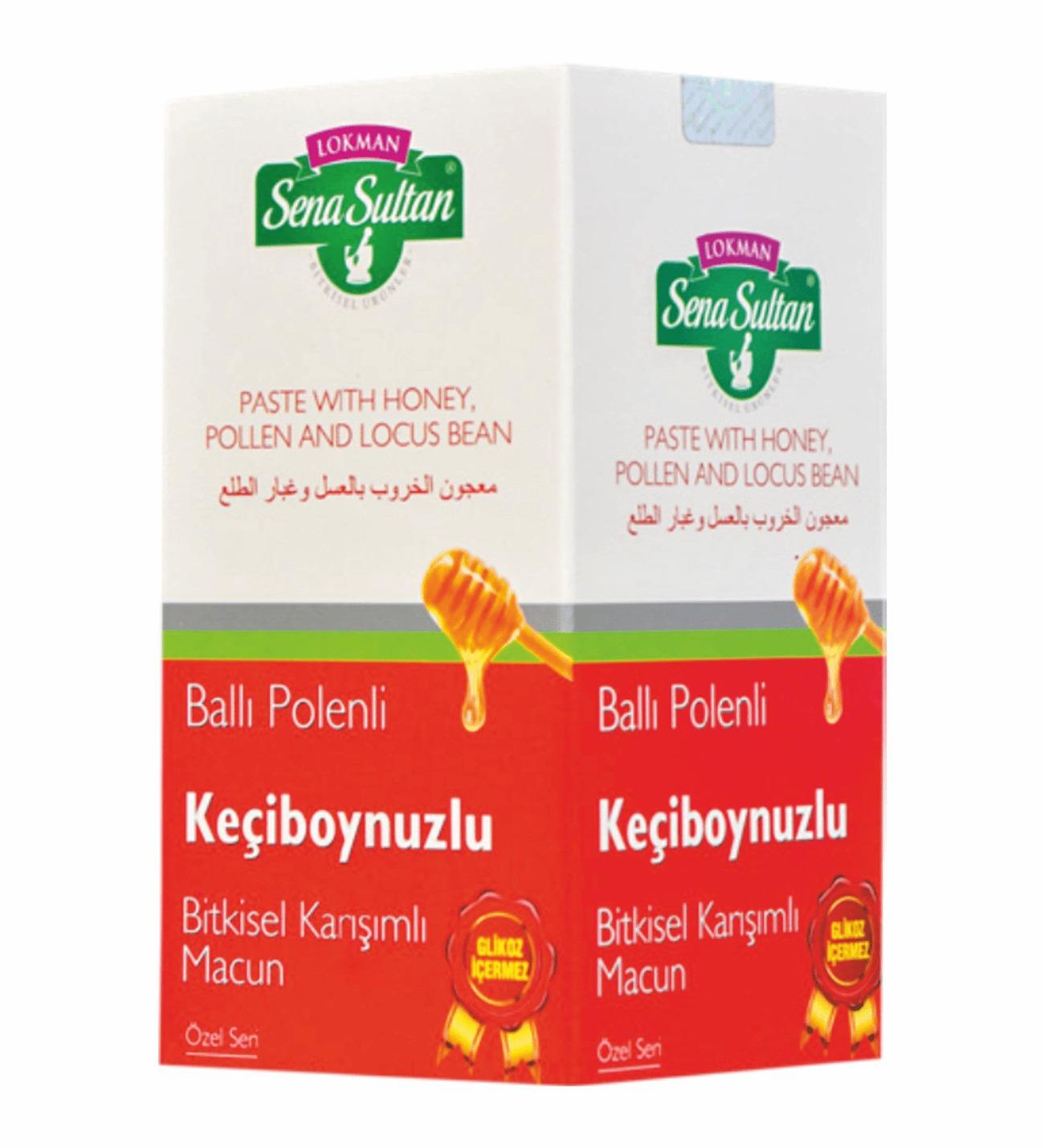 Ballı Polenli Keçi boynuzlu Macun 350 gr