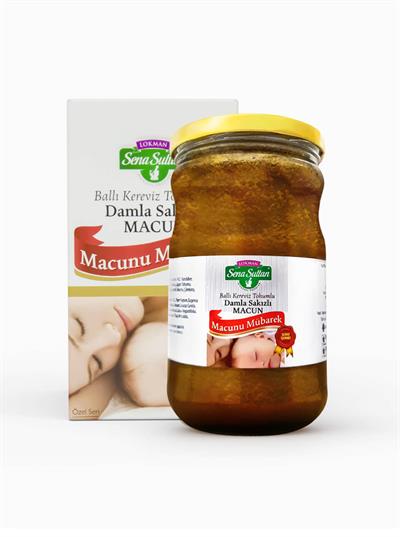 Ballı Kereviz Tohumlu Damla Sakızlı Macun - Macunu Mübarek 800 Gr 
