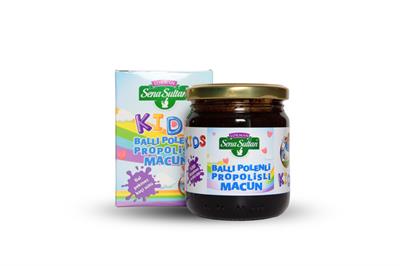 Ballı Polenli Pekmezli Arı sütlü Kakaolu Kids Macun 235 gr 
