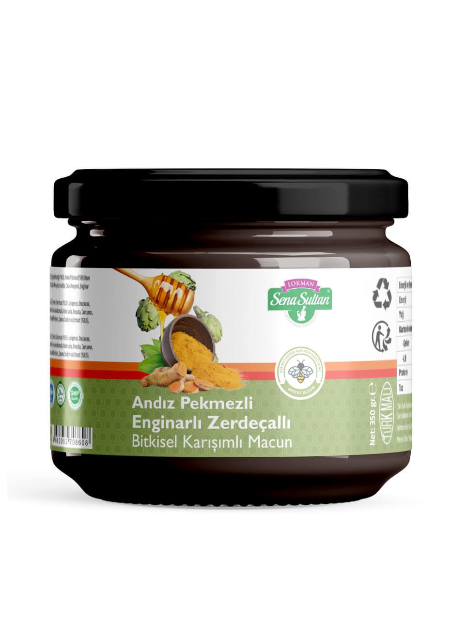 Andız Pekmezli Enginarlı Zerdeçallı Macun 350 Gr