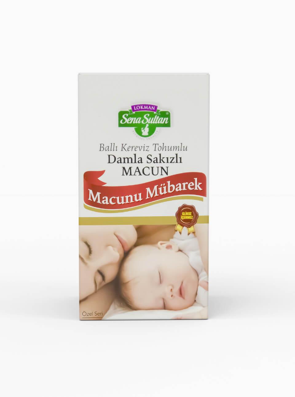 Ballı Kereviz Tohumlu Damla Sakızlı Macun - Macunu Mübarek 800 Gr