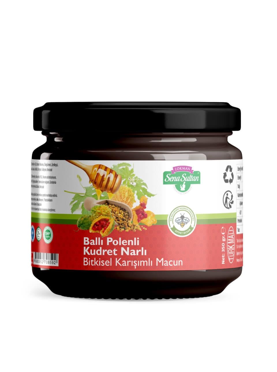 Ballı Polenli Kudret Narlı Bitkisel Macun 350 gr.