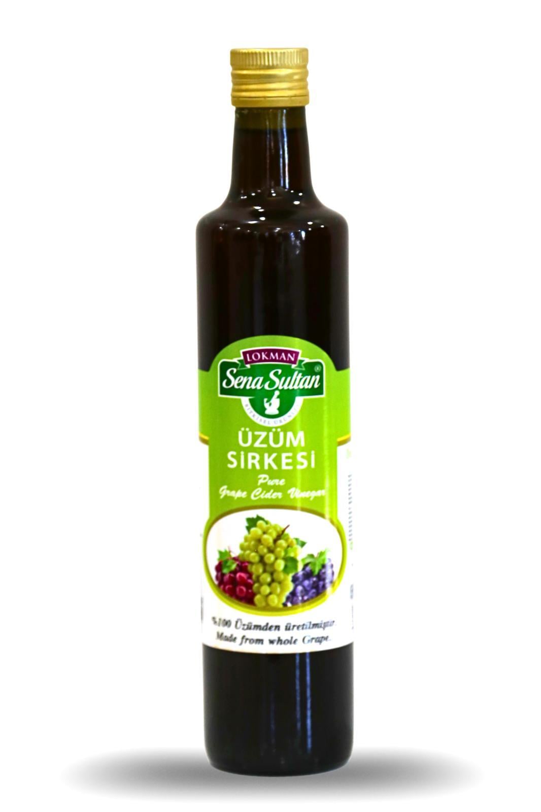 Doğal Katkısız Üzüm Sirkesi 500 ml 